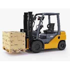 Forklift Toyota 8FD25 and pallet set